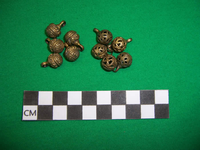 Chinese brass buttons