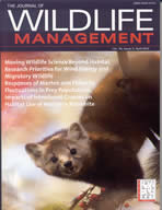 Journal of Wildlife Management