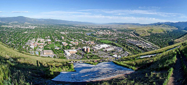 um and missoula from the ,