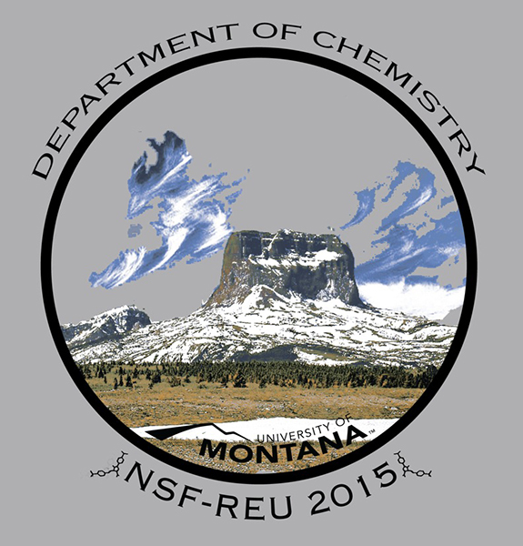 reu 2015 t-shirt desing with butte and clouds